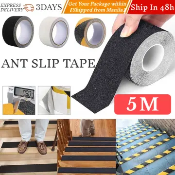 Anti-Slip Tape Outdoor Anti Slip Stickers High Friction Non Slip Traction  Tape Abrasive Adhesive for Stairs Safety Tread Step