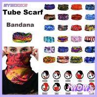 SYBOOKS ผู้ชายและผู้หญิง ปลอกคอบังแดด ปกป้อง Beanie Gaiter Tube Bandana ผ้าโพกหัวใบหน้า เอี๊ยมผ้าโพกศีรษะ ผ้าพันคอหลอดเมจิก