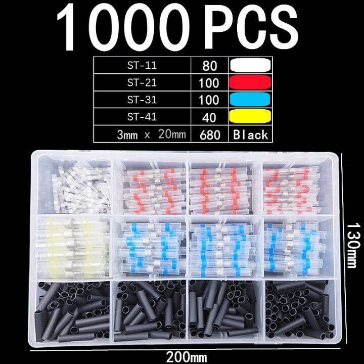 waterproof-solder-connector-terminals-heat-shrink-casing-with-solder-connectors-electrical-butt-wire-connector-sealing-tube-picture-hangers-hooks