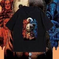 Hot ฮาโลวีน เสื้อยืด Krampus พิมพ์ลาย ไม่จำกัดเพศ ราคาถูก ฝ้าย 100% ขนาด