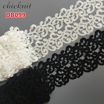 4 yards 135MM black Embroidered Lace Fabric DIY Dance costumes Garment Accessories lace trim tango Sewing Craft LP-DB099