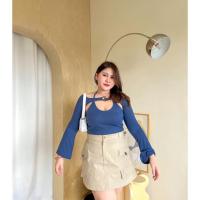 frieda Jia top ? เสื้อ2ชิ้น คล้องคอ แขน - merrychubbyhouse