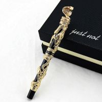 ปากกาปากกาหมึกซึมงูโลหะหรูหราคุณภาพสูง Jinhao ปากกา Iraurita Cobra ของขวัญรูปแบบ3D ปลายปากกา0.5อุปกรณ์สำนักงาน