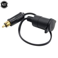 【LZ】▫∏❧  DC 12V 24V EU Plug Charger Socket Outlet Convert To Car Cigarette Lighter Adapter Power Lead CableFor BMW DIN Hella Motorcycle