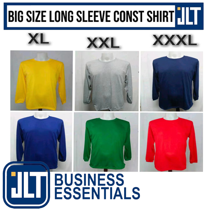 JLT Long Sleeve Construction Shirt for Work & Travel [Sizes XL / XXL