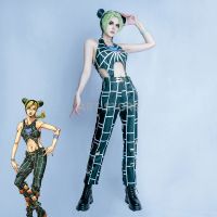 Anime Jojo Bizarre Adventure Jolyne Cujoh Trish Una Narancia Ghirga Cosplay Costumes Halloween Party Set Cosplay For Women