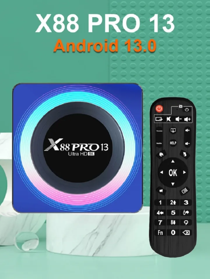 Android 13.0 TV Box,X88 13 Mini 4GB RAM 64GB ROM RK3528 Quad-Core