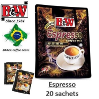 พร้อมส่ง กาแฟสำเร็จรูป B&amp;W Instant Espresso Coffee mix ขนาดบรรจุ20ซองกาแฟ สำเร็จรูป B&amp;W Instant Espresso Coffee mix 20 ซองกาแฟ B&amp;W Instant Espresso Coffee mixB&amp;W ESPRESSO COFFEE MIX บีแอนด์ดับบลิว กาแฟ เอสเปรสโซ่ คอฟฟี่มิกซ์ กาแฟสำเร็จรูป