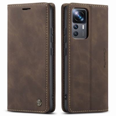 Leather Case For Xiaomi Mi 12T Pro Luxury Magnetic Flip Wallet Silicone Shockproof Phone Bag On Mi 12 T Pro Cover Case