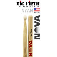 Vic Firth® N7AN ไม้กลอง NOVA 7A Hickory หัวไนลอน ( NOVA Drumsticks )