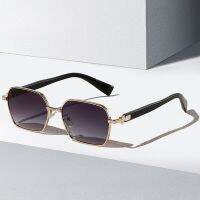 New square-frame fashion sunglasses Simple mens and womens sunglasses Modern vintage sunglasses