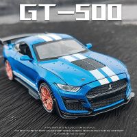 New 1:32 High Simulation Supercar Ford Mustang Shelby GT500 Car Model Alloy Pull Back Kid Toy Car 4 Open Door Children 39;s Gifts