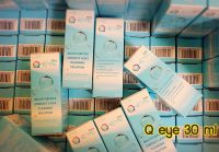 น้ำยาล้างคอนแทคเลนส์ q eye 30ml.