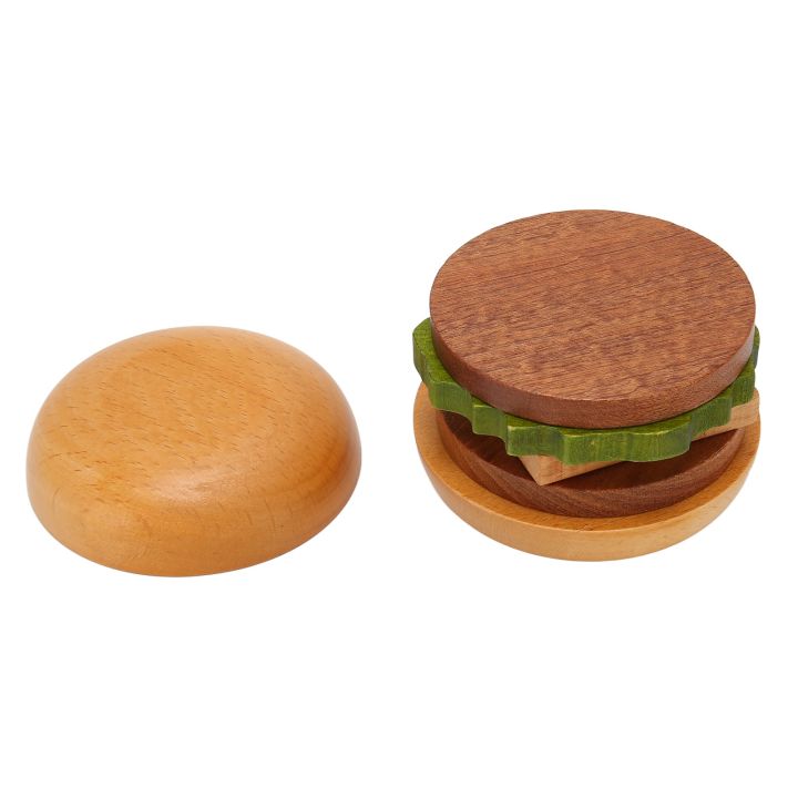 wood-drink-coasters-heat-insulation-practical-hamburger-coaster-set-eco-friendly-exquisite-with-magnet-for-kitchen