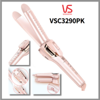 Vidal เครื่องม้วนผมยืดเหล็กหนีบผมเรียบ VSC3290PK 32มม. พับเก็บได้เครื่องยืด2in1เคลือบเซรามิกจานร้อนทิปเจ๋งๆ