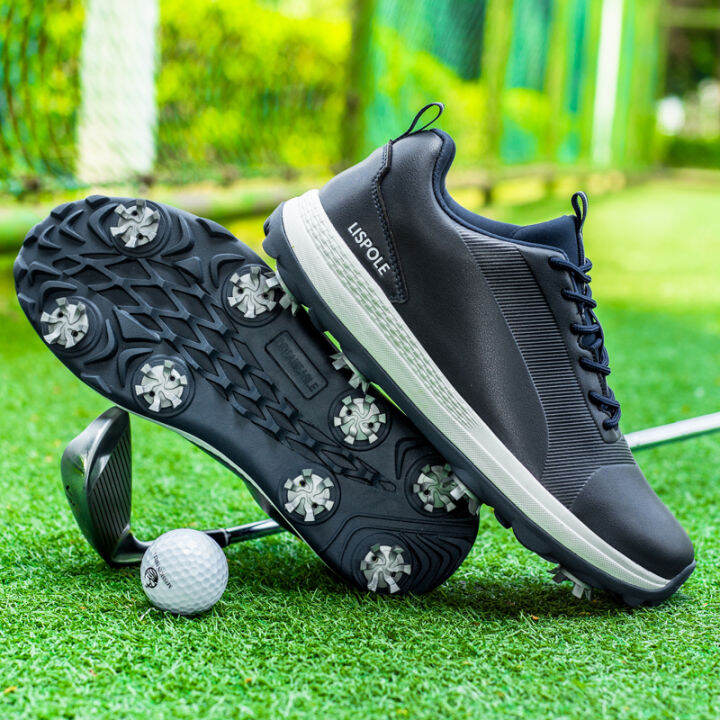 New giày chơi golf Spikes nam không thấm nước Golf Sneakers Giày đi bộ