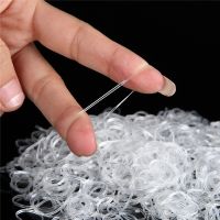 Clear Ponytail 1000 Pcs Ropes Rubber Band Holder Elastic Hair For Women Girls Bind Tie Holder Accessories Hair Styling Tools