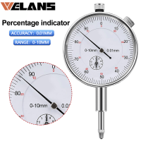 ตัววัดการหมุนเครื่องมือทดสอบความเข้มข้น0.01มม. แม่นยำ0-10มม. เครื่องความแม่นยำเชิงกลสูง