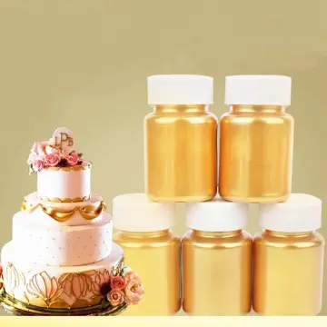 5g Edible Gold Powder Mousse Spray Bottle Baking Color Dust Cake Fondant  Macaron Chocolate Decor Glitter Powder Baking Supply
