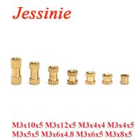 10pcs M3 Brass insert nut Injection Molding Brass Knurled Thread Inserts Nuts Knurling Embedded Parts