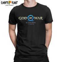 【ระบาย อากาศ】 Funny God Of War 2 Ragnarok Is Coming เสื้อยืดผู้ชาย Crewneck Cotton T เสื้อแขนสั้น Tee เสื้อ Plus ขนาดเสื้อผ้า