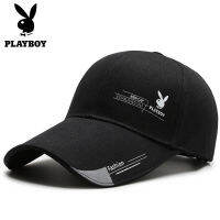 PLAYBOY หมวกกีฬาหมวกกันแดดผ้าฝ้ายกลางแจ้งกีฬาครีมกันแดดชายและหญิงสี่ฤดูกาลที่เดินทางมาพักผ่อนแฟชั่นคลาสสิกเกาหลีป่าหมวกเบสบอล