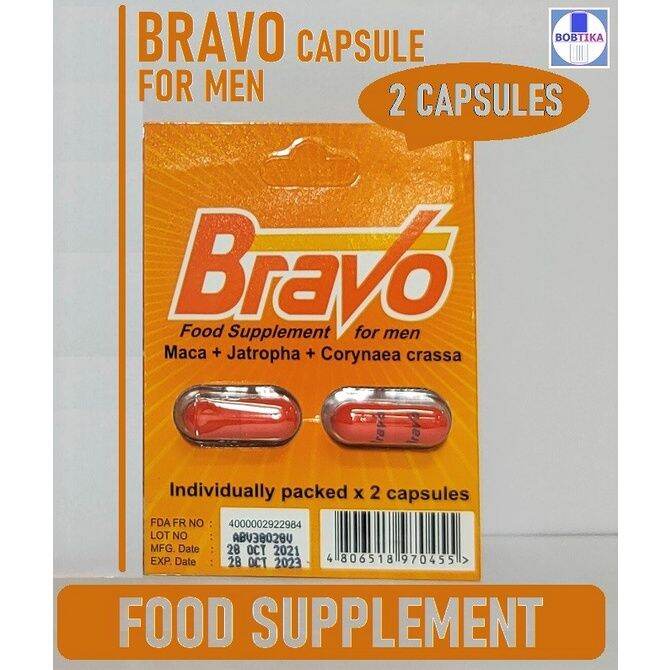 Bravo Capsule for Men 2s Lazada PH