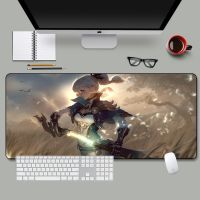 Genshin Impact mousepad Cartoon illustration Seam knitting Large mouse padGaming computer mouse pad