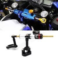 Motorcycles CNC Aluminum Adjustable Steering Stabilize Damper Bracket Mount Kit For YAMAHA YZF R3 YZFR25 MT-03 MT-25