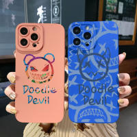 สำหรับ Realme C11 2021 C12 C15 C21Y C25Y C25S Realme5 5i 6i 8 Pro Doodle Devil Monster คุณภาพสูงเลนส์ป้องกันเลนส์สแควร์ Edge Full Len กรณีป้องกัน