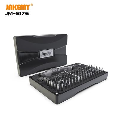 JAKEMY 106 in 1 Precision Screwdriver Set Magnetic CR-V Hex Torx Phillips Bits for iPhone Computer Electronics Repair Tools Kit