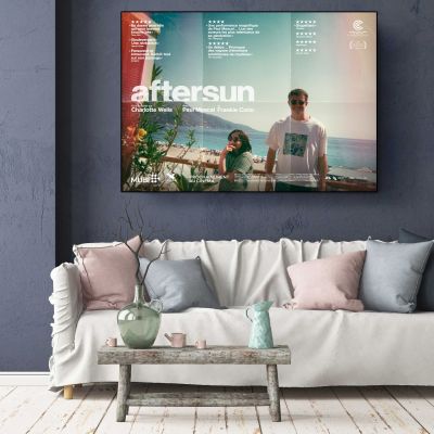 Print Aftersun Movie Art Canvas Poster R Seabeach Scenery Film Picture for Lovers Gift Living Room Home Wall Decor Cuadros