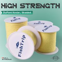 【YD】 FishTrip 50lbs 5000lbs Braided Kevlar Fishing Thread Roll Assist Cord Outdoor Rope