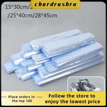 50pcs PVC Heat Shrink Bag Dustproof Anti-oxidation Hot Sealing Film Home  Shoe Storage Bags Transparent Sealing Film