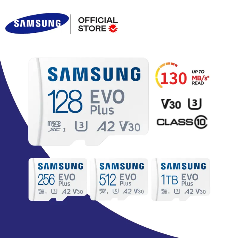 Samsung 512GB EVO Plus UHS-I microSDXC Memory Card with adapter