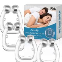 1/4/8PCS Anti Snoring Device Nose Clip Hollowed/Magnetic Snoring Snore Apnea Solution Stop Insonia Sleeping Men Women anti Ronco