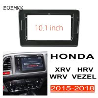 Honxunหน้ากากวิทยุเหมาะสำหรับHONDA XRV HRV WRV VEZEL 2015-2018 กรอบวิทยุพังผืด2din Androidแผงหน้าปัดครอบหน้าจอ10.1นิ้วกรอบเครื่องเล่น