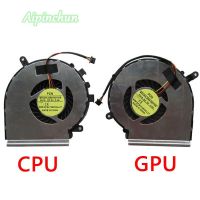 ?พัดลมระบายความร้อน GPU CPU แล็ปท็อปสำหรับ MSI GE72 PE60 GE62 PE70 GL62 GL72 2QE GP62 6QG MS 1794 MS 1795คูลเลอร์ FH18 3pin FH19