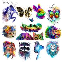 Colored Animal Lion Applique Iron On Transfers Clothing Butterfly Cat Heat Transfer Vinyl patch Thermal Stickers For Clothes Haberdashery