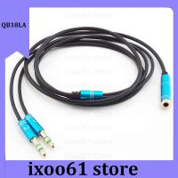 ixoo61 store 3.5mm Jack Microphone Headset Audio Splitter Aux Extension Cable Female to 2 Male Headphone For Phone Computer