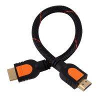 【HOT】 Circuit Desk สาย HDMI สั้น1ฟุตสำหรับทีวี3D 1080P 1ฟุต HDMI 1.4ถักสีทอง-ร้อน