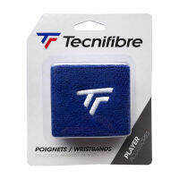 Tecnifibre ผ้ารัดข้อมือแบบสั้น Wristbands 2 Pack | Royal Blue ( 54WRISROYA )