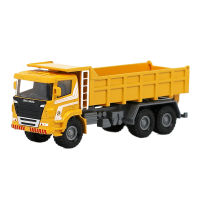 1:60 Scale Metal Self-discharging Truck Die Cast Model Toy 3 Colors Engineering Vehicle Model