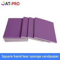 【LZ】ↂ✘  Square Sponge Sandpaper 115x125mm Ppurple Abrasive 15pcs Wet And Dry For All Kinds Of Materials Polishing400 600 800Grit