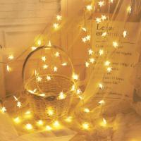 Lifly 5 Meters Led Fairy String Lights Outdoor 50 LED Star Shape Garland Lamp Decorations for Home Party Garden