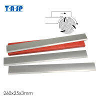 TASP 3pcs 260mm HSS Thicknesser &amp; กบใบมีดสำรองใบมีดเชื่อม 260x25x3 มม.Resharpenable สำหรับ Jet JPT260 JPT-260 Startrite K260