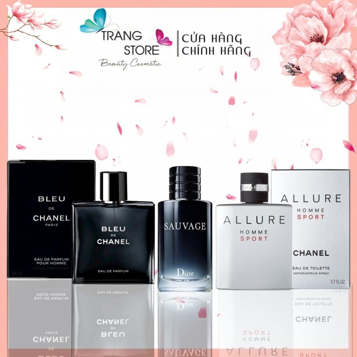 Full Size  Nước Hoa Chanel Bleu Eau De Parfum 100ml Nước Hoa Nam Dior  Sauvage 60ML  Lazadavn