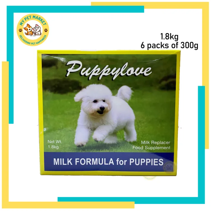 Puppy Love Milk Formula for Puppies 1.8kg (6 packs of 300g) Lazada PH