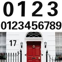 ▩☃ Hotel Home Sticker Address Door Label Self-adhesive House Drawer Sign Door Numeral Plaque Gate Digits Door Plate Number