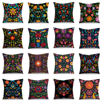 Retro ethnic style Design Cushion Cover Pillow Case Sofa Pillow Cover(45 cm x 45 cm)